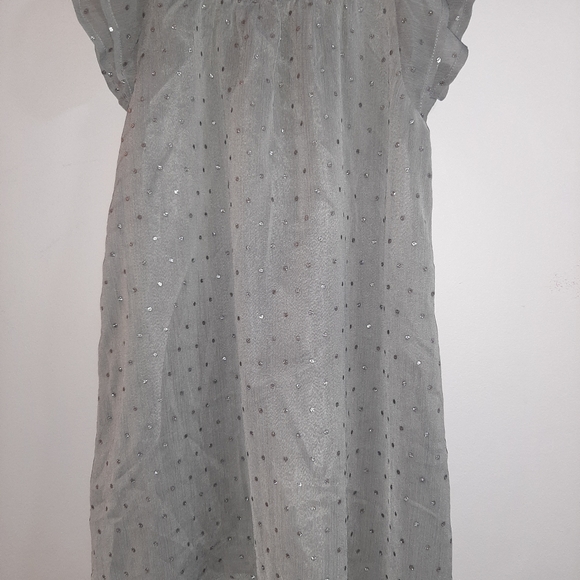 NWT Crazy 8 Gray Party Dress Girls 5 6 Sparkly NEW - Picture 6 of 6